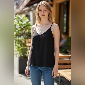 Babaton Aritzia Everly Camisole Black NWT